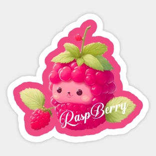 cute raspberry Sticker